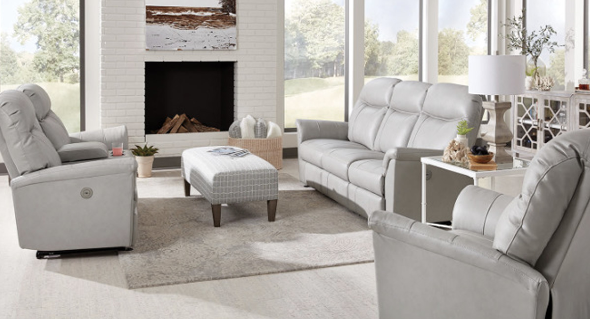 Larimer Furniture Reclining Sofa and Chair